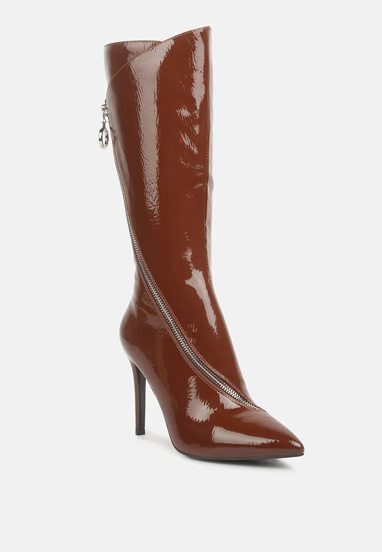 Tsaroh Zip Around Calf Boot